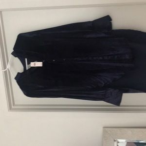 Velvet blue dress